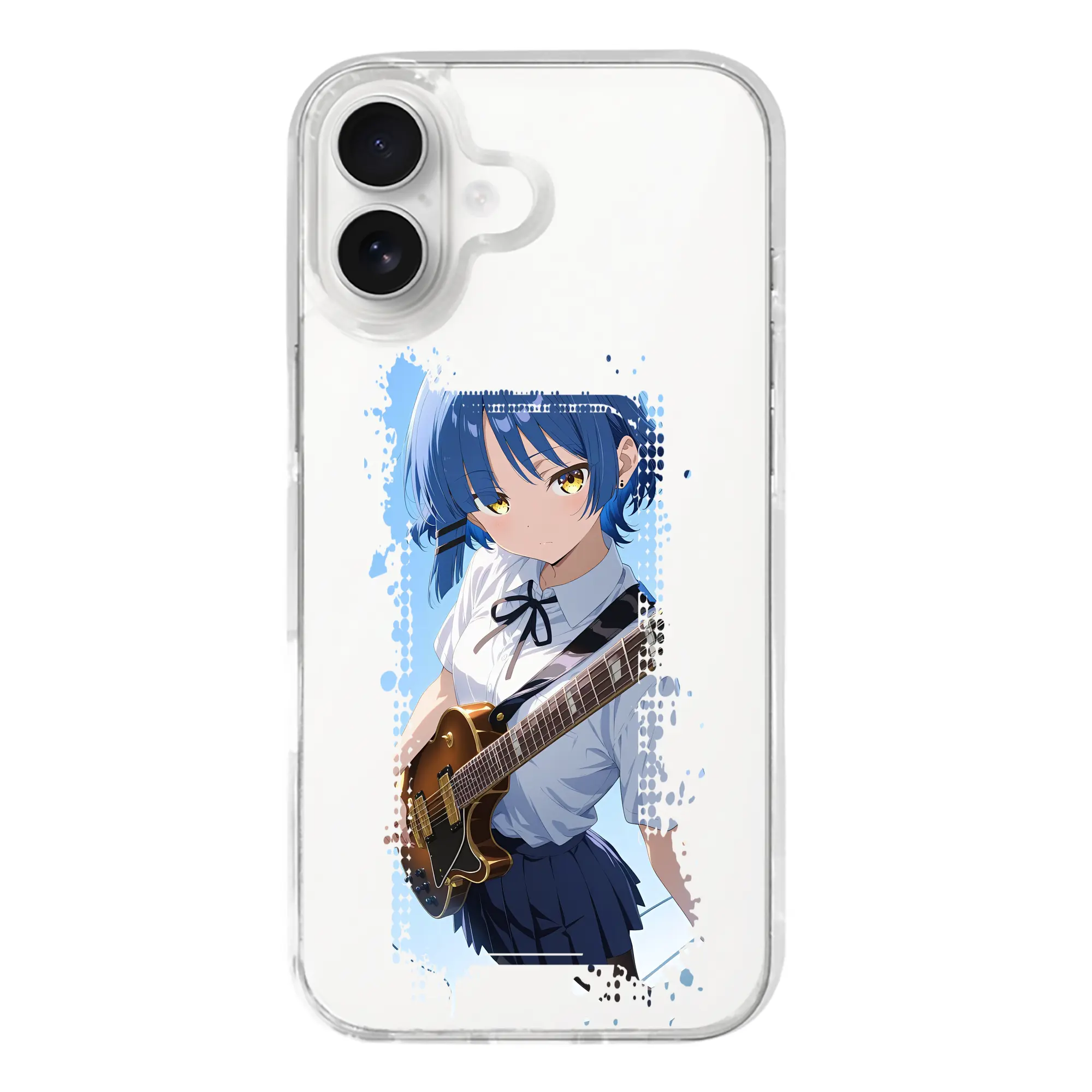 ぼっちざろっく！ グッズ,山田リョウ - iPhone 17シリーズ 透明スマホケース – 薄型・耐衝撃・精密フィット保護カバー